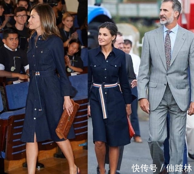 大衣|西班牙王后四穿同件大衣,每次都能穿出不同效果,一衣多穿就学她