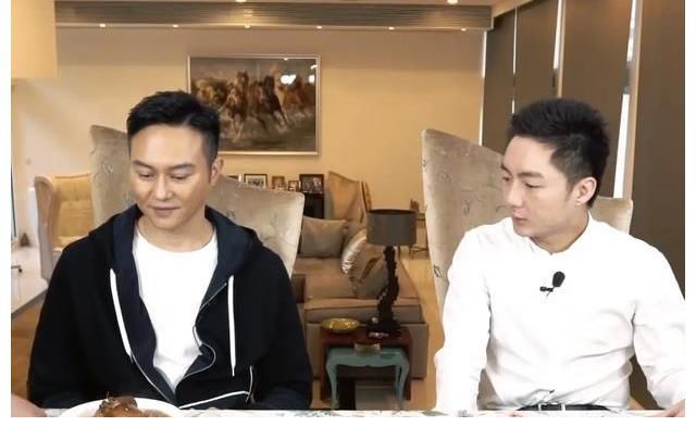 香港超级富二代钟培生请明星张智霖到豪宅吃饭，二人相谈甚欢