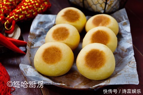 不用水和面的喜饼，松软又香甜，不用蒸不用烙，比面包都好吃