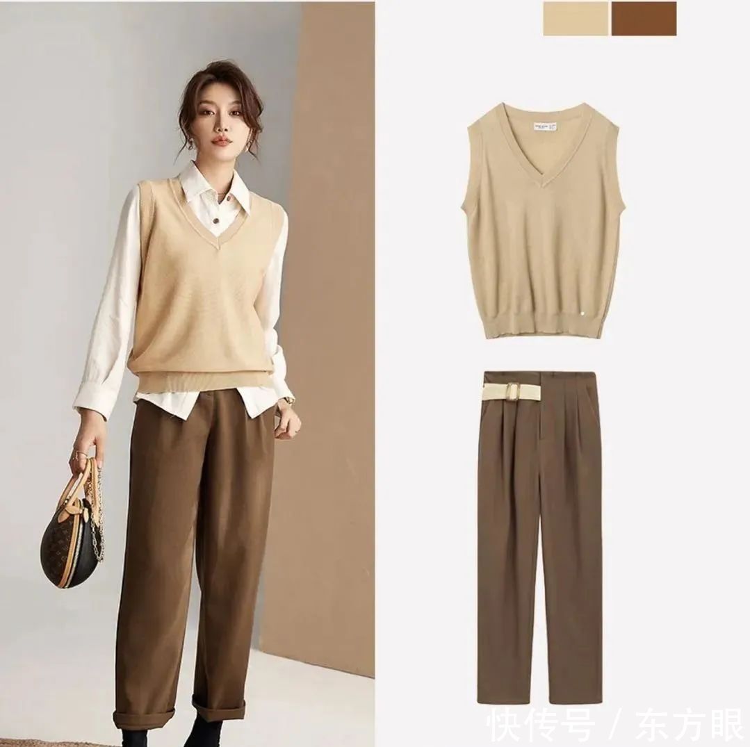 职场 真正精致的女人，秋天这么穿，高级优雅又舒适