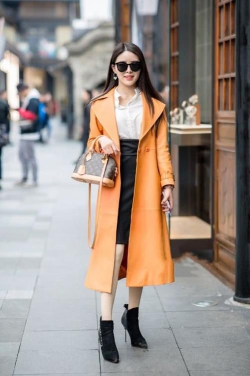 街拍：冬衣的搭配各具风格，要是适合自己的，才会是最美的