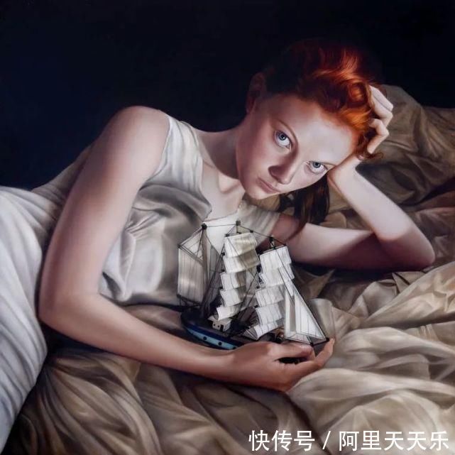 刘易斯&她笔下的时尚女性肖像,唯美动人!绝对是写实爱好者学习的榜样