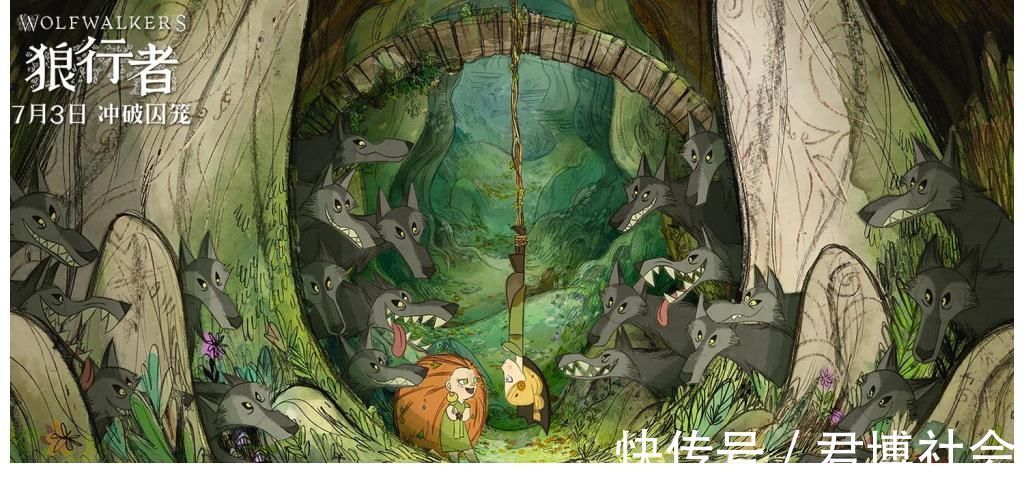 汤姆·摩尔|手绘匠心之作《狼行者》:简单到纯粹,精美到惊艳,神奇到治愈