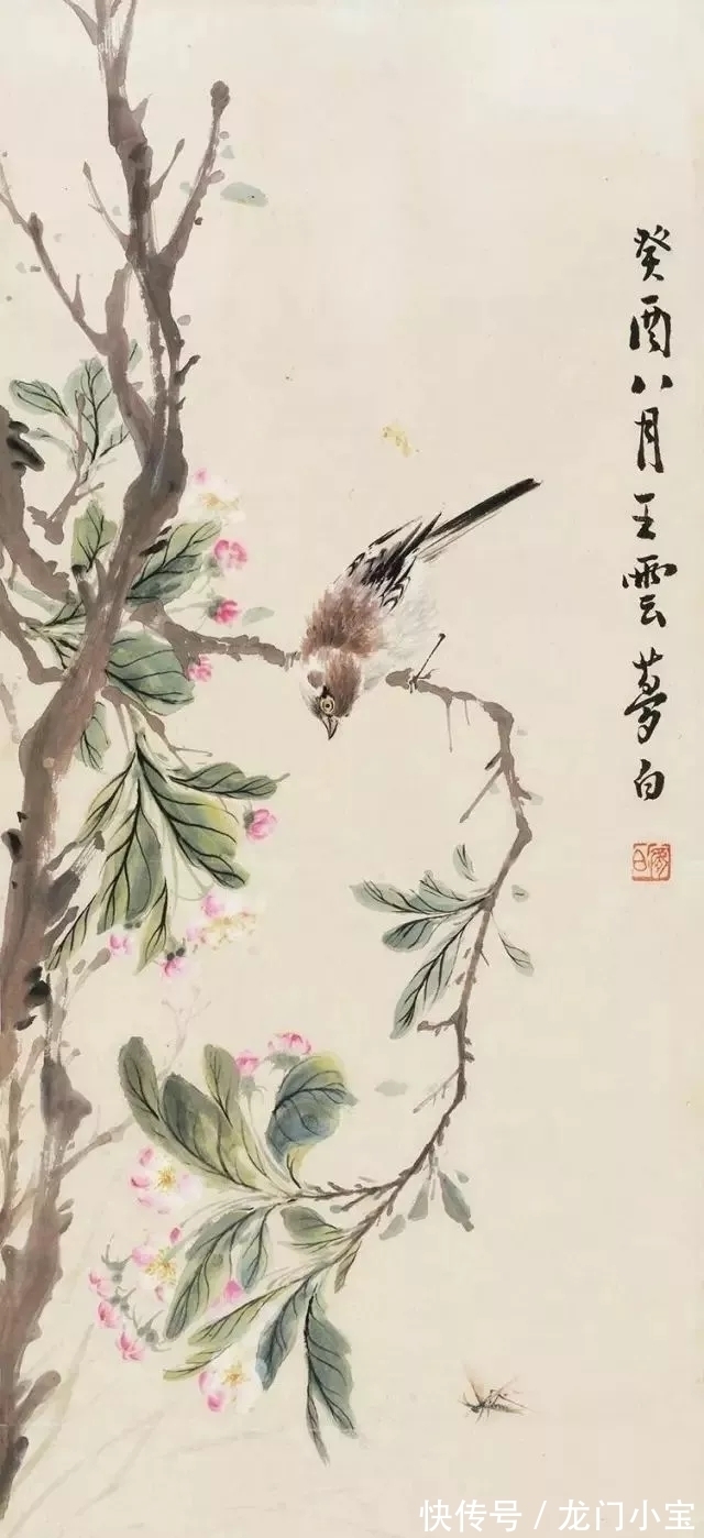 花鸟画$他46岁离去,上世纪二十年代名振京华,与齐白石同为一线花鸟画家