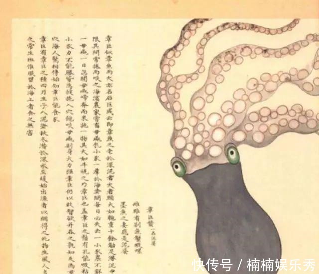 海洋生物|中国古书上的鱼人图，放大看让人匪夷所思