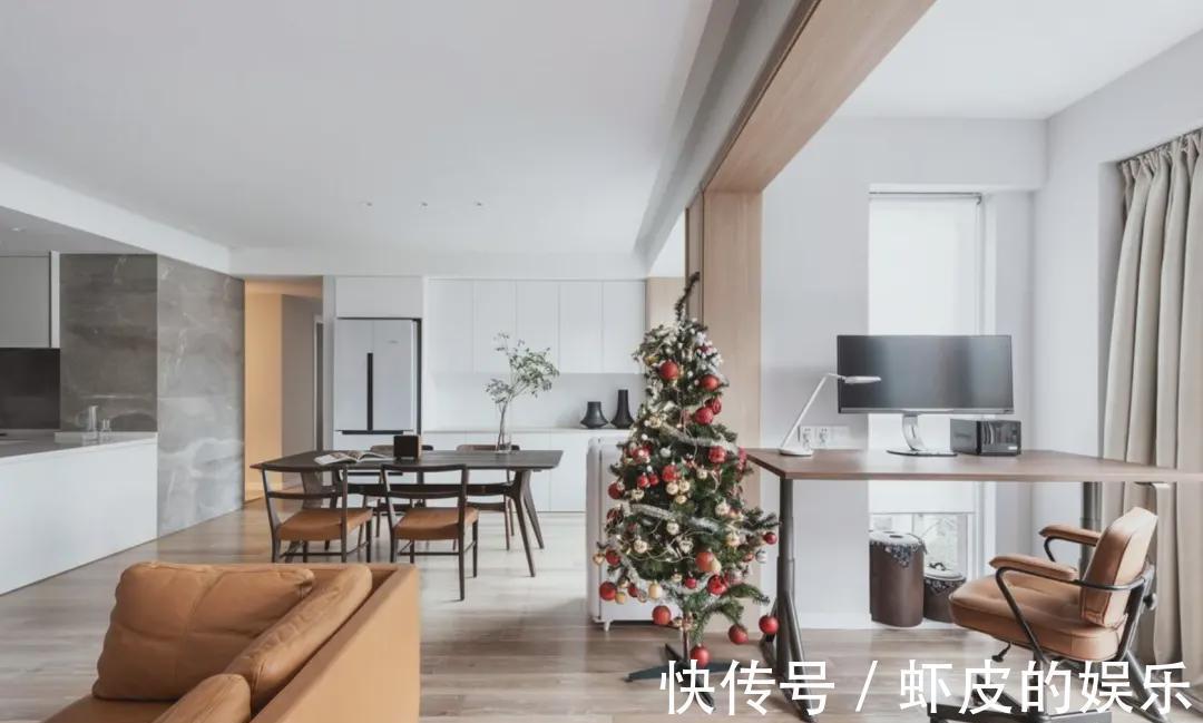 厨房|客厅做交互式设计确实很不错,空间通透,布局灵动,非常实用