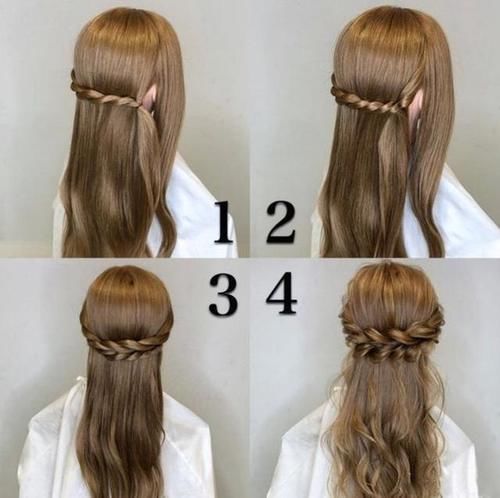 发夹 女生别乱选发型了!这4款编发教程最火,百搭不挑人