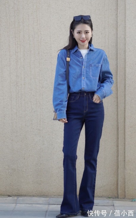 小个子 “牛仔裤”春季穿搭攻略:配毛衣、风衣都很洋气,好看的都挑好了
