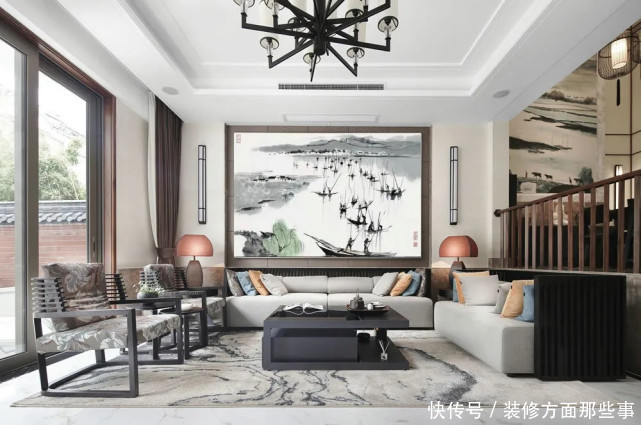 新中式|172平新中式三居室，构成了醇厚的中国韵味