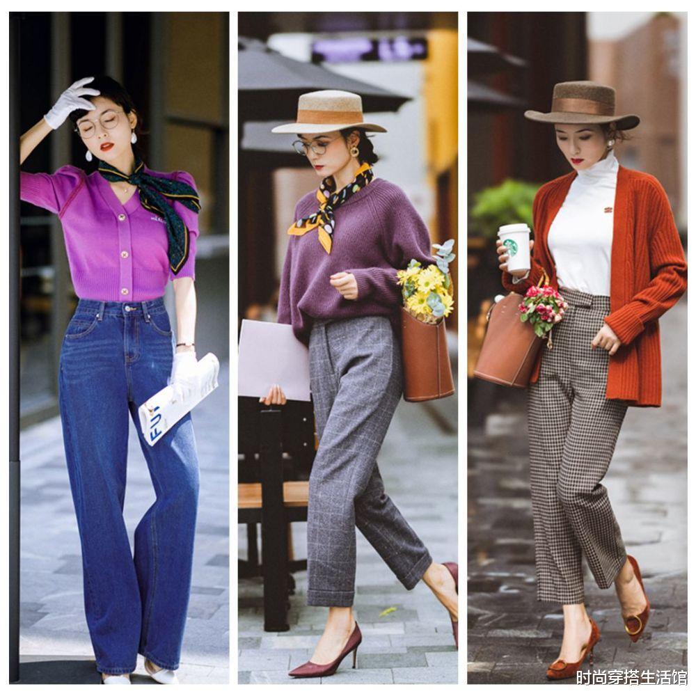 直筒裤|立秋后别只穿裙子,土气!今年流行这样穿,轻松穿出高级感