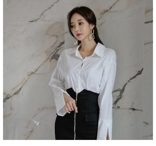 孙允珠|女神孙允珠高清时尚搭配（225）：简约纯白初雪飘仙淡雅包臀裙