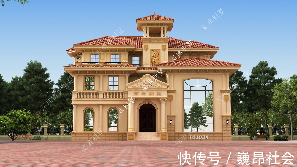 盖房子|农村自建房设计图,适合乡村建,外观简洁大方