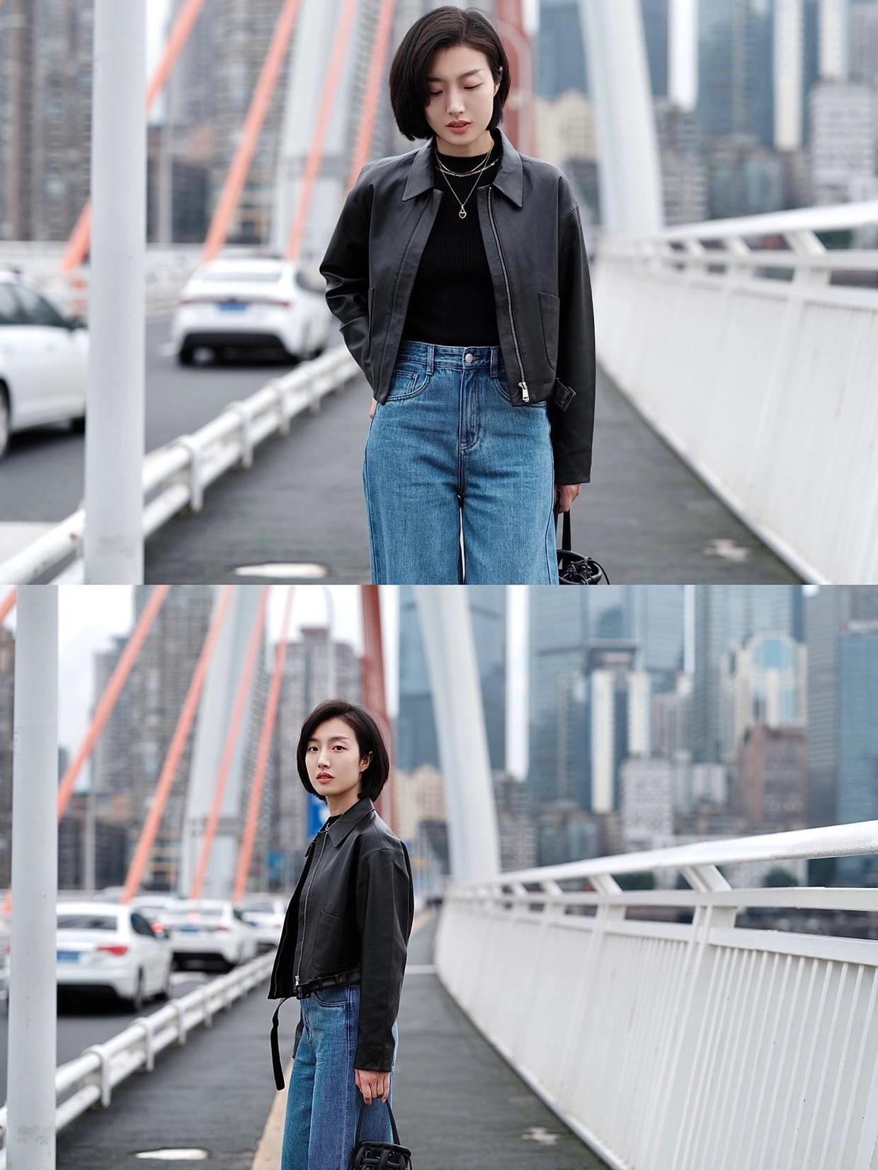 百搭 冬天怎么穿帅气又有格调?试试这些洒脱的皮衣吧,气场全开又百搭