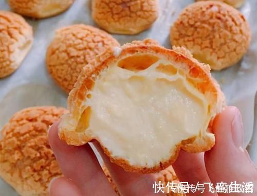 面糊|蛋糕店卖18元一斤的泡芙，在家10块钱做一盘，孩子吃更放心