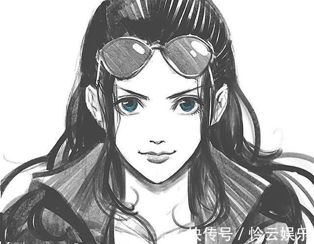 路飞|海贼王头像分享，女帝回眸百媚生，索隆柔化后仍然具有杀气