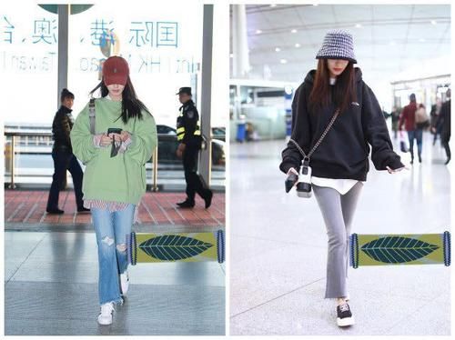 李菲儿|这位明星很会搭，一件薰衣草色卫衣穿在身上，显年轻又清纯