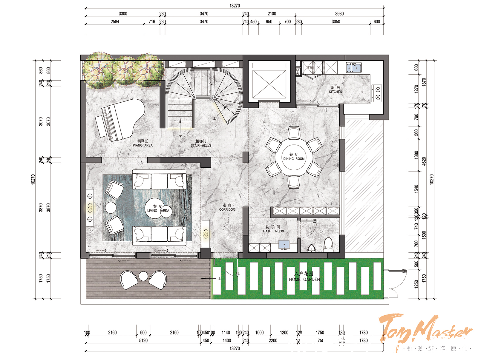 星河苑|星河苑400㎡法式,春天的芭蕾