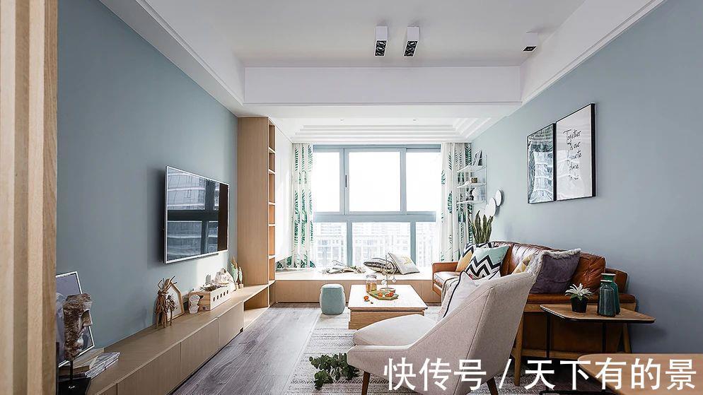 墙面|看腻了大白墙装修,想给墙面一点颜色看看,不妨参考这些配色方案