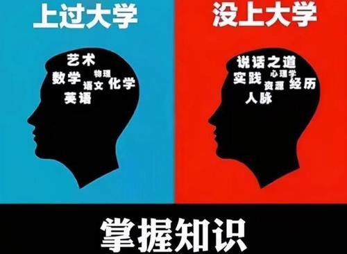 “上大学”和“没上大学”的区别，这五张图，既真实也很无奈！