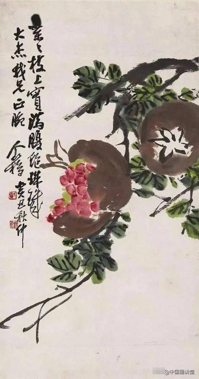  丝瓜|国画里的瓜果蔬菜，原来有如此美好的寓意