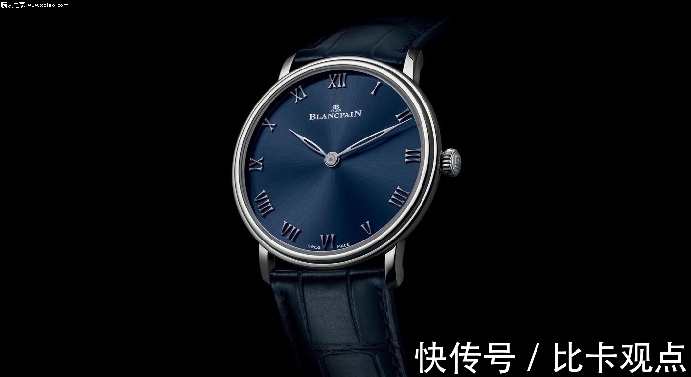 宝珀Blancpain 宝珀Blancpain推出精品店专属Villeret经典系列超薄蓝盘腕表