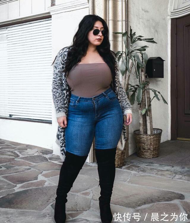 体重|大码模特实力不俗，体重150斤，珠圆玉润