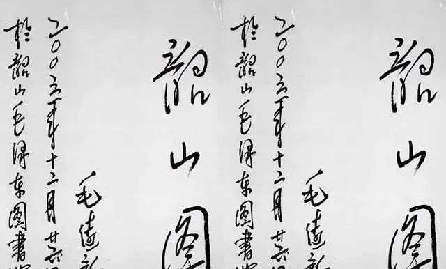 在线条@毛远新书法不是闹着玩的,深得“毛体”精髓,潇洒淋漓,气势磅礴