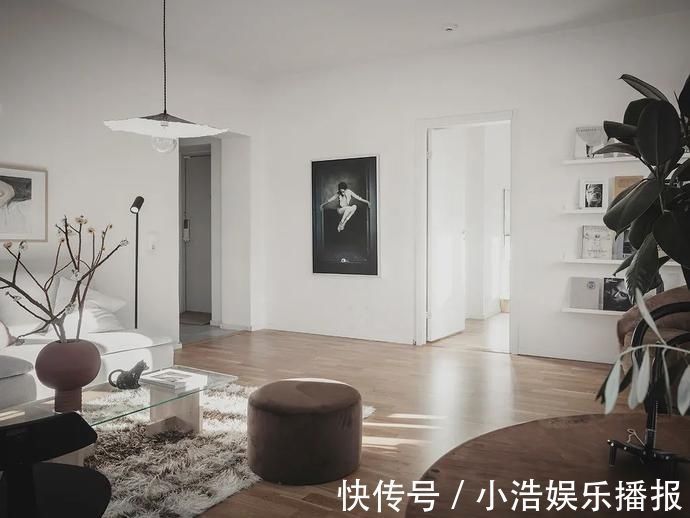 厨房|灵感家65㎡一室一厅,转角客厅和厨房简直美哭我