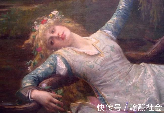 哈姆雷特#见证实力!法国新古典主义学院派画家,亚历山大·卡巴内尔的油画