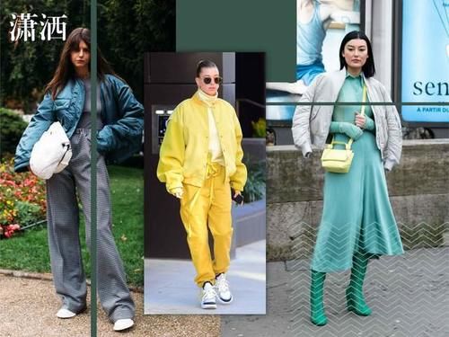 比羽绒服帅气、比大衣显高，今年飞行员夹克火了，明星潮人也跟风