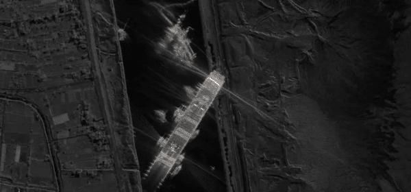 全球卫星苏伊士运河货轮照片“大秀”，吉林一号闪亮登场