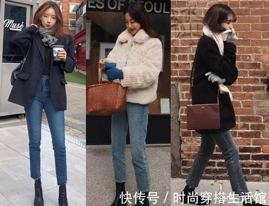 牛仔裤|“露脚踝”已经过时了,今年流行的是“包脚踝”,时髦显高又保暖