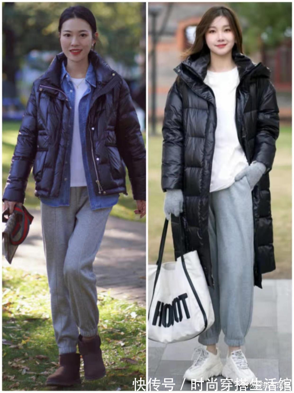 充气感|长款羽绒服穿起来太臃肿?记住这3个搭配细节,轻松穿出时尚感