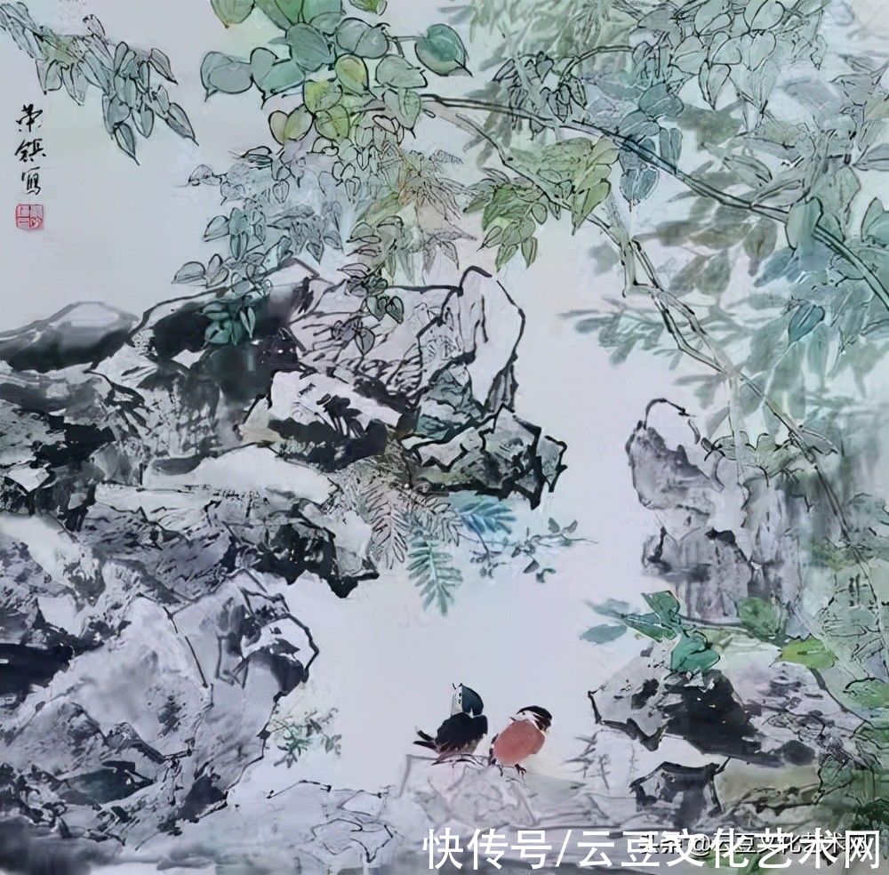 美术家协会$上海著名画家严荣镇最新作品欣赏