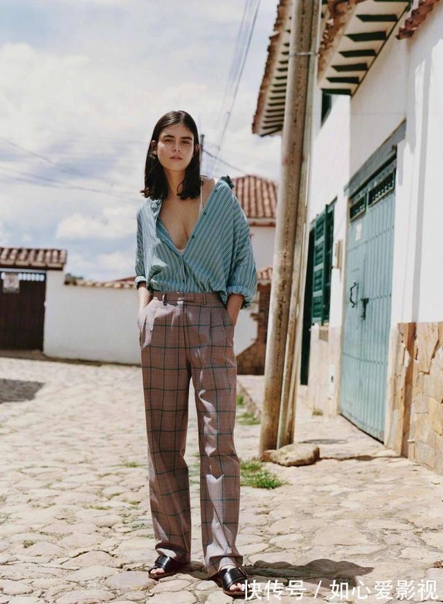 拖地裤|阔腿裤大势已去!今年最火的“裤王”是它,遮肉显高,150都爱了