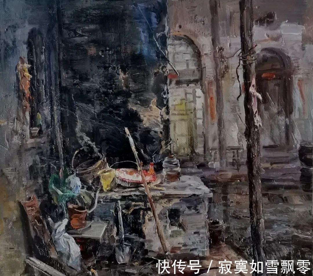 中国画$画家厉国军参展“写意气象 中国油画展” 展现潮起潮落的岁月印记