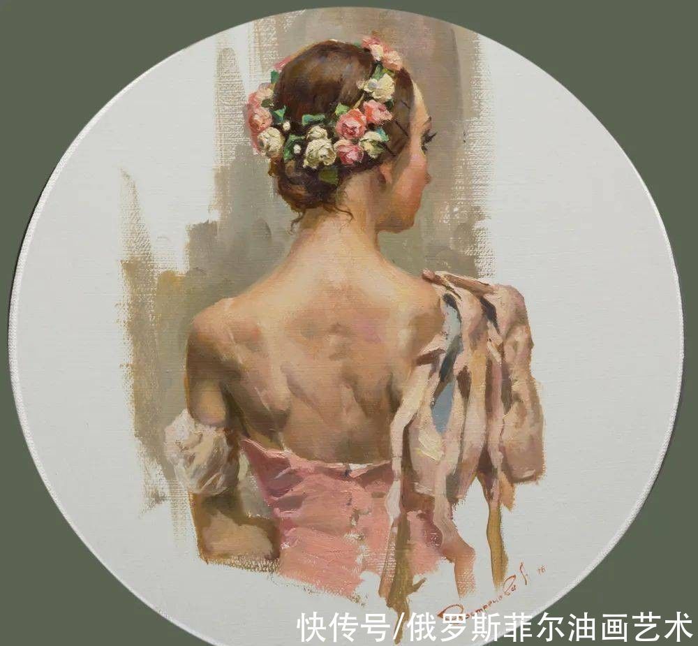 圣彼得堡$俄罗斯画家阿纳斯塔西娅·沃斯特雷佐娃漂亮油画作品欣赏