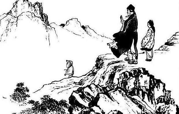 韩道成#聊斋故事:夜遇红衣女