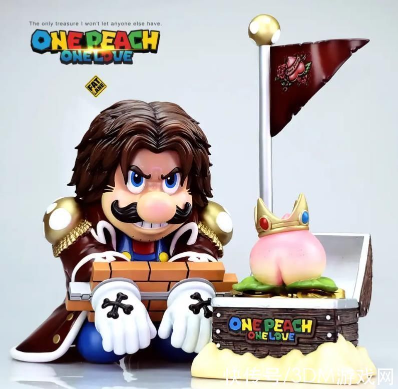 超级马里奥|超级马里奥联动海贼王手办 水管工化身传奇海盗罗杰