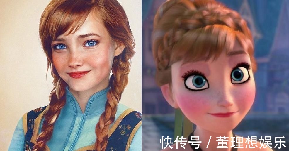 安娜|最还原的迪士尼公主cos,灰姑娘一眼万年,安娜其实是画出来的