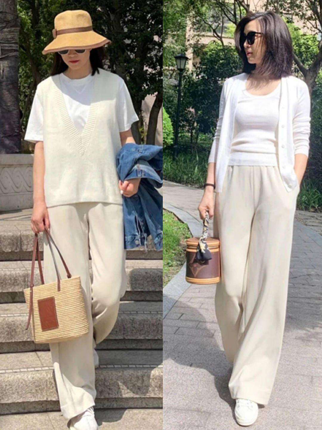 形状感|轻熟女要学会营造“氛围感”,简单的基础款高级又加分,穿出质感