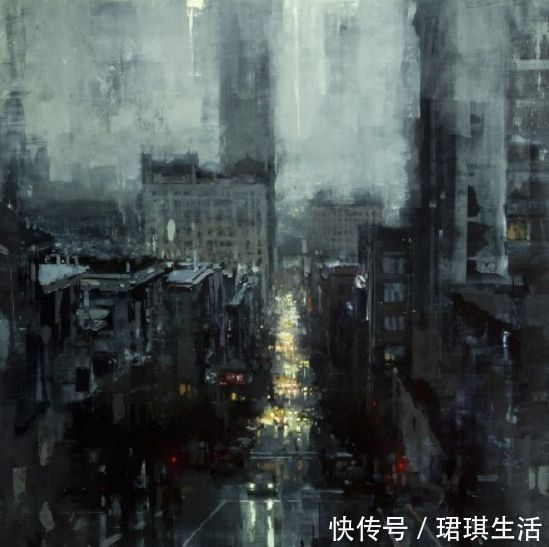 艺术家$艺术家杰里米·曼恩的油画,颜色既生动又大气!