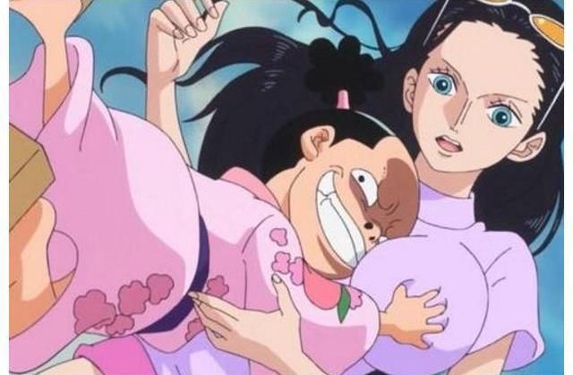 海贼王1005话：桃之助再次引发众怒，大和主动让他躲在自己衣服里