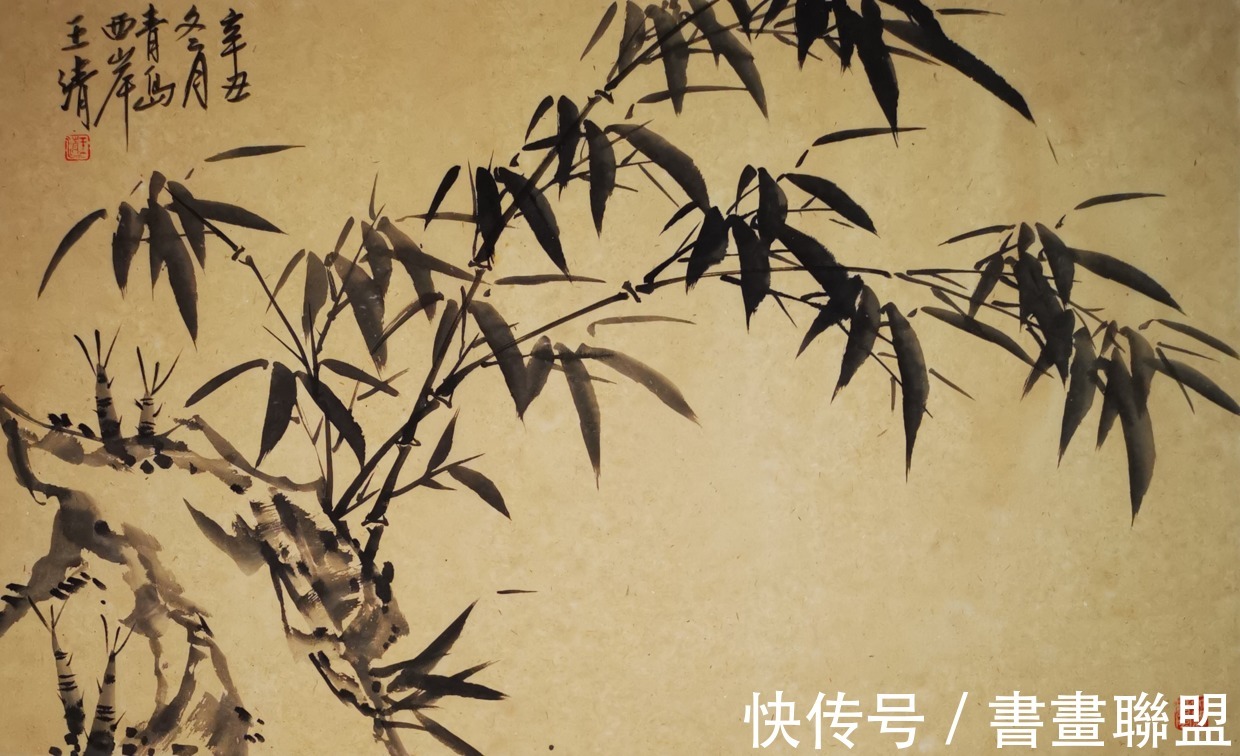 青岛开发区$心存雅逸 笔下清风——王清(山泉水)墨竹小品欣赏(一)