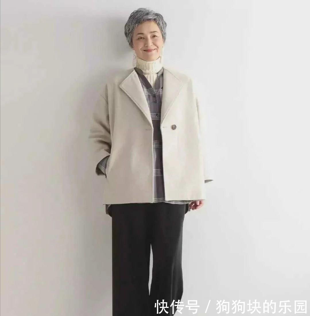 半身裙 满头白发不影响美丽，七八十岁奶奶精致的穿搭，时髦大气又显年轻