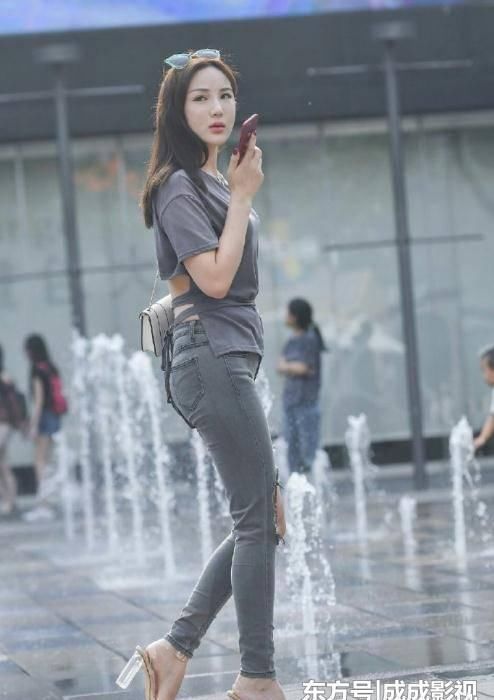 牛仔裤|青春年少动感的牛仔裤美女,呈现女士年青气场