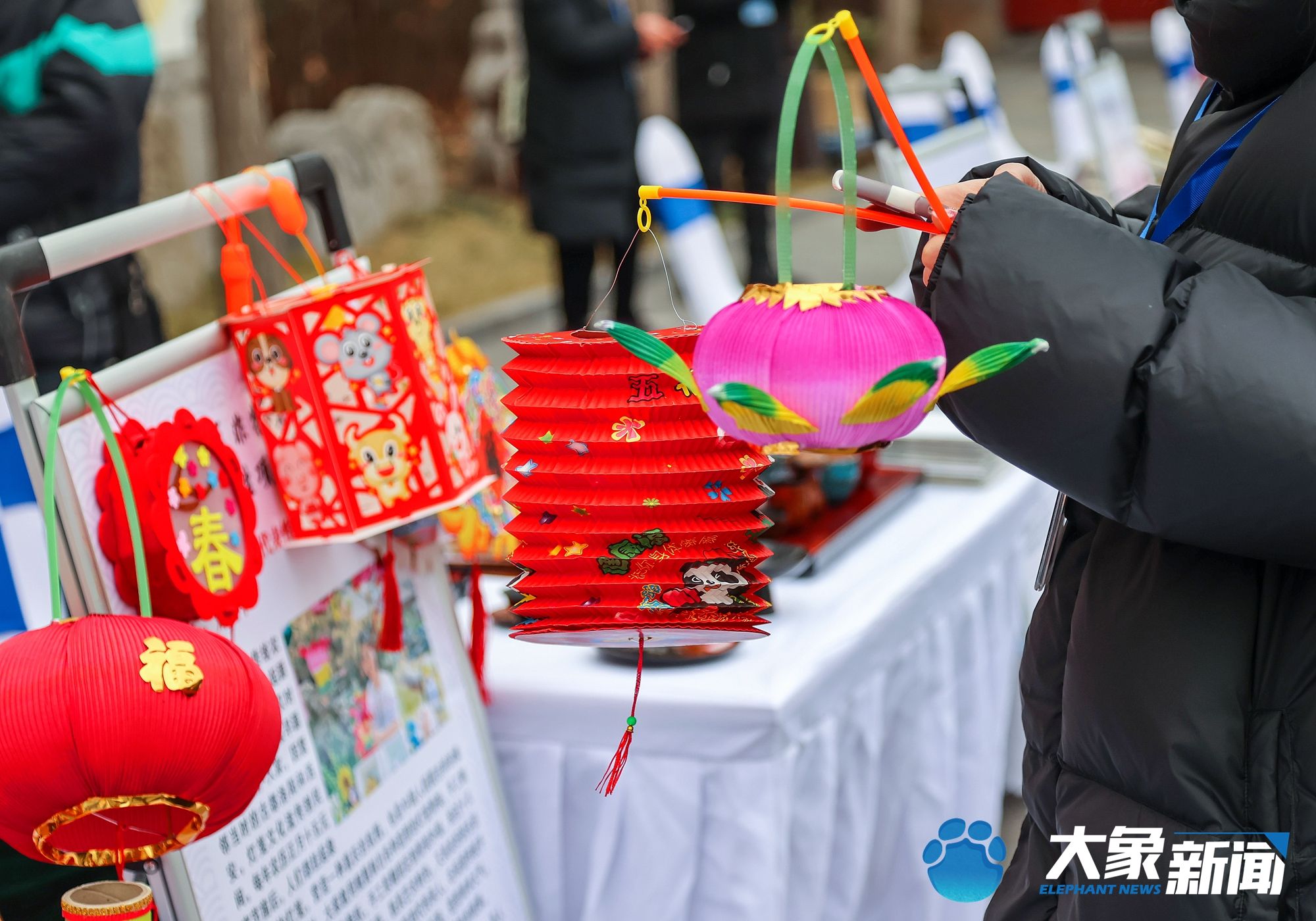 庙会|图集丨冬奥元素风靡元宵节庙会