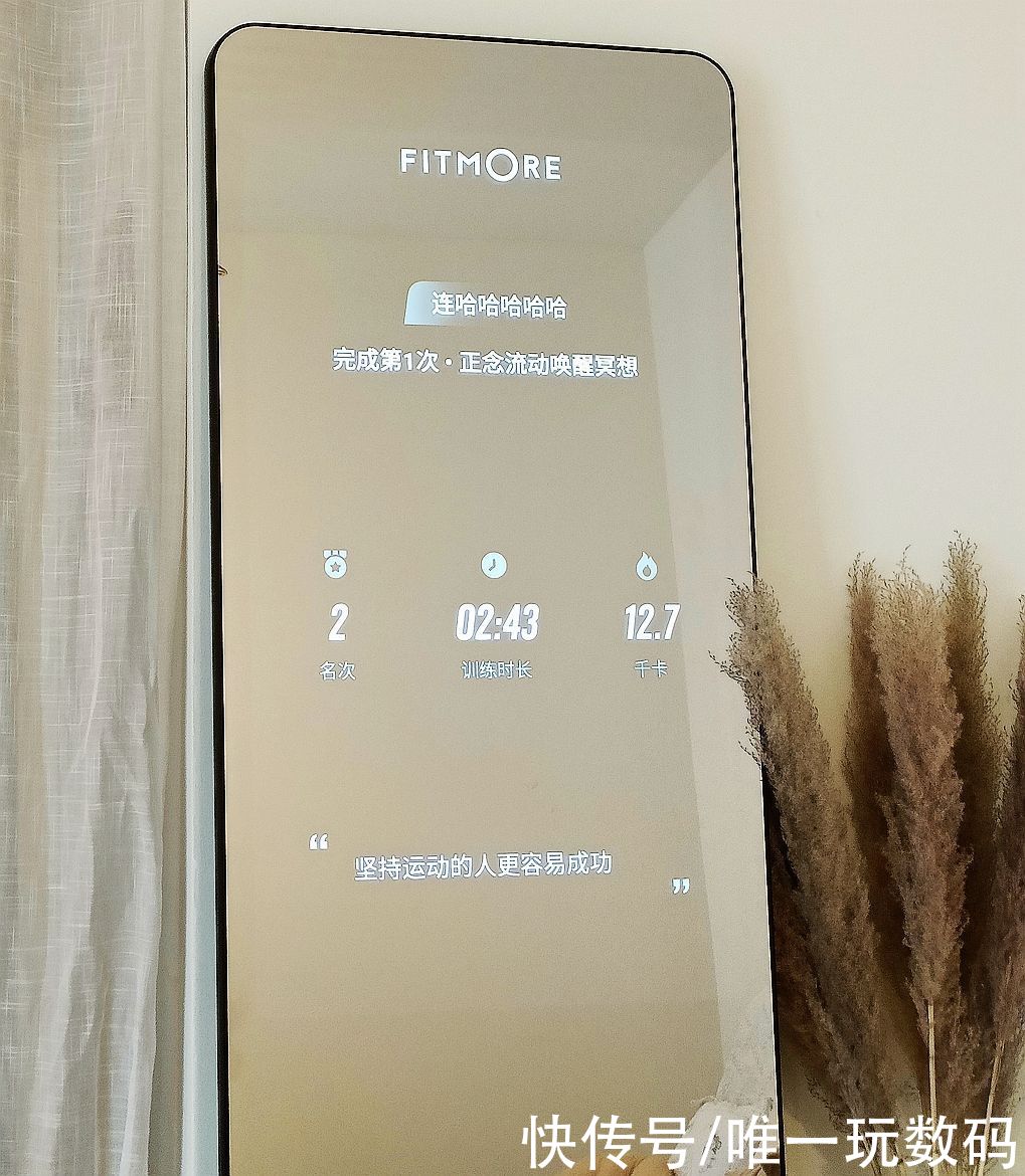 马甲线|FITMORE健身镜体验：请个私人教练，轻松练出马甲线