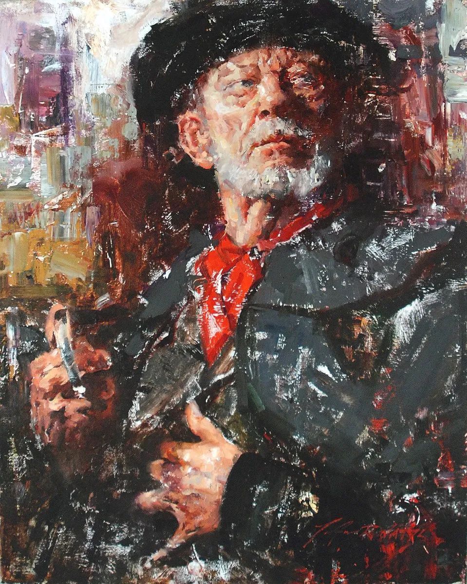 jeffrey|他的油画笔触粗犷又细腻,透着一种不可言说的美