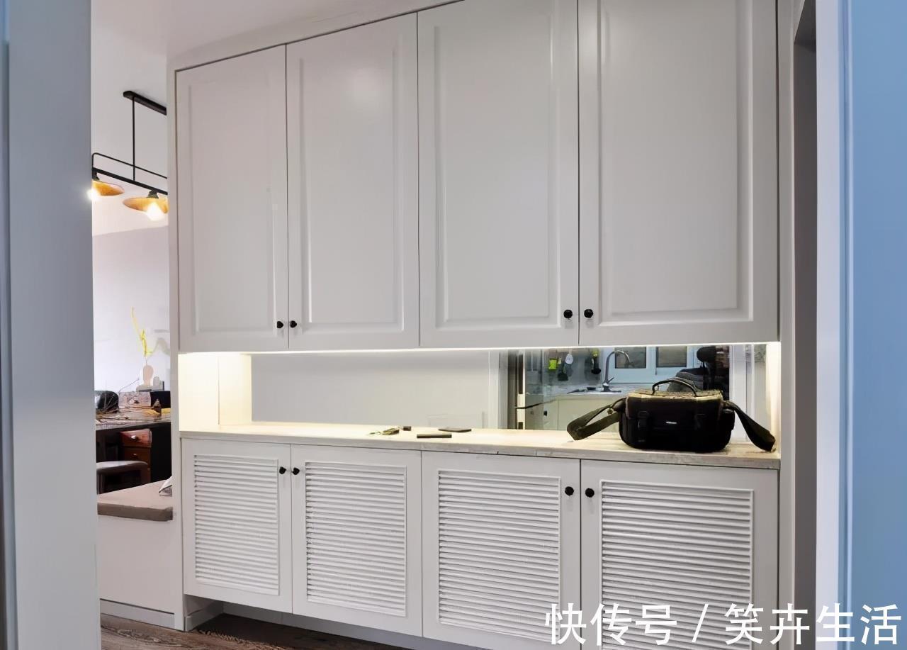 厨房|她的现代简约风两居,客餐厅大气有格调,卧室衣帽间真迷人,晒晒